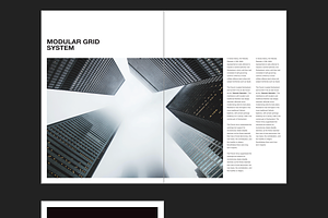 A4 Magazine / Brochure Grid System