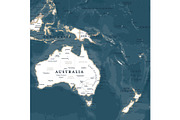 Vector World Map - Pacific View, a Graphic by PorcuPen Works (Thumbnail 5 of 6)