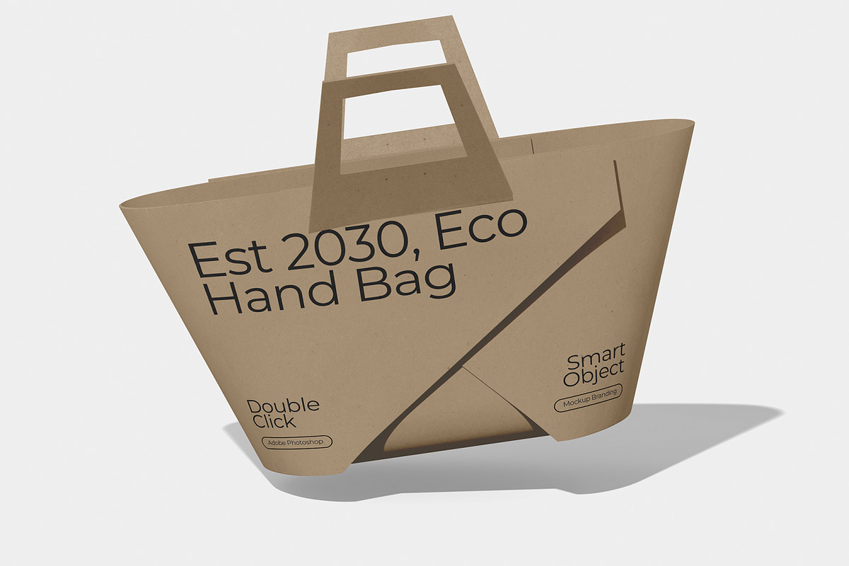 Eco Hand Bag Mockup, a Packaging Mockup by Unerispace (Photo 4 of 5)