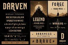 Darven - Gothic Display Typeface