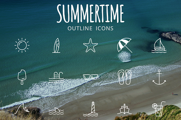 Summertime. A Perfect Summer Iconset