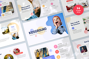 Kindergarten PowerPoint Template, a Presentation Template by Graphue (Thumbnail 1 of 5)