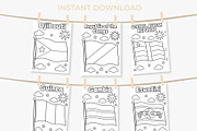 190 Flags Coloring Book for Kids PDF, an Education Illustration by Mohammad Sarfaraz (Thumbnail 10 of 13)