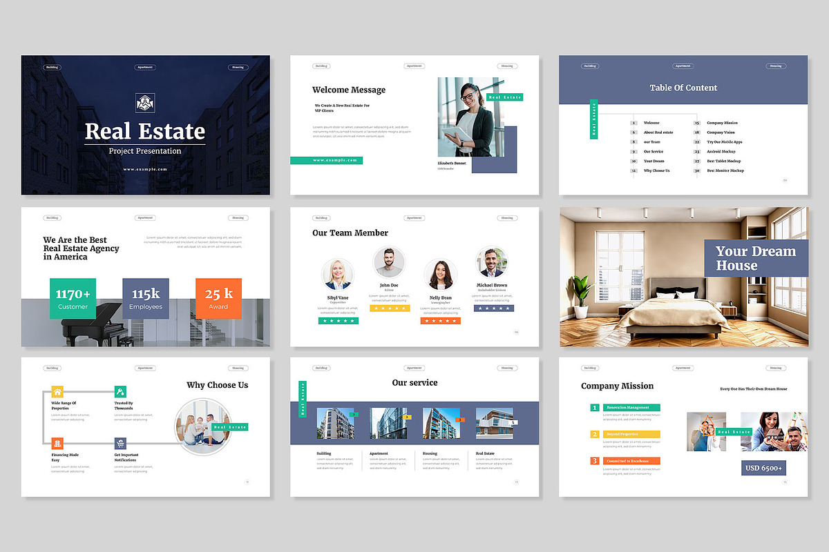 Real Estate Presentation PPT, a Presentation Template by Mighty-Slide (Photo 8 of 8)