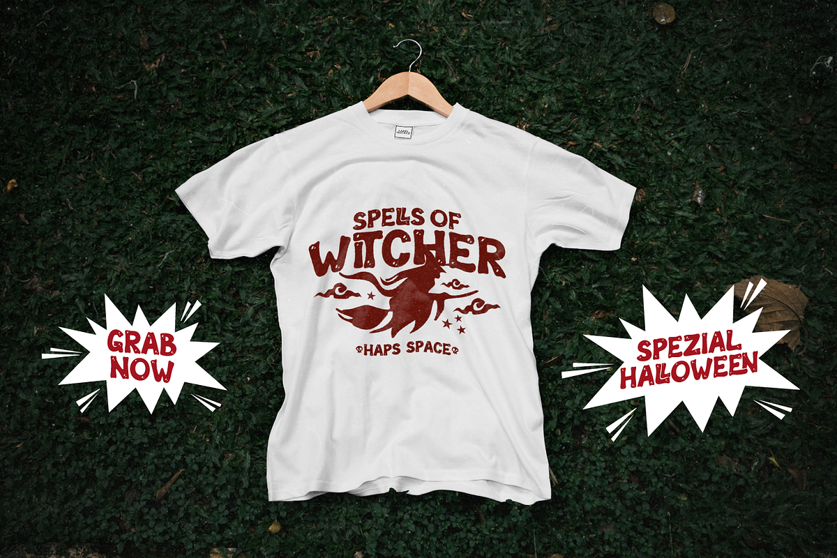 Cursed Hollow Playful Halloween Disp, a Sans Serif Font by Haps Space (Photo 7 of 10)