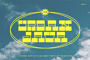 Urban Java Font, a Slab Serif Font by Prioritype Co (Thumbnail 1 of 11)