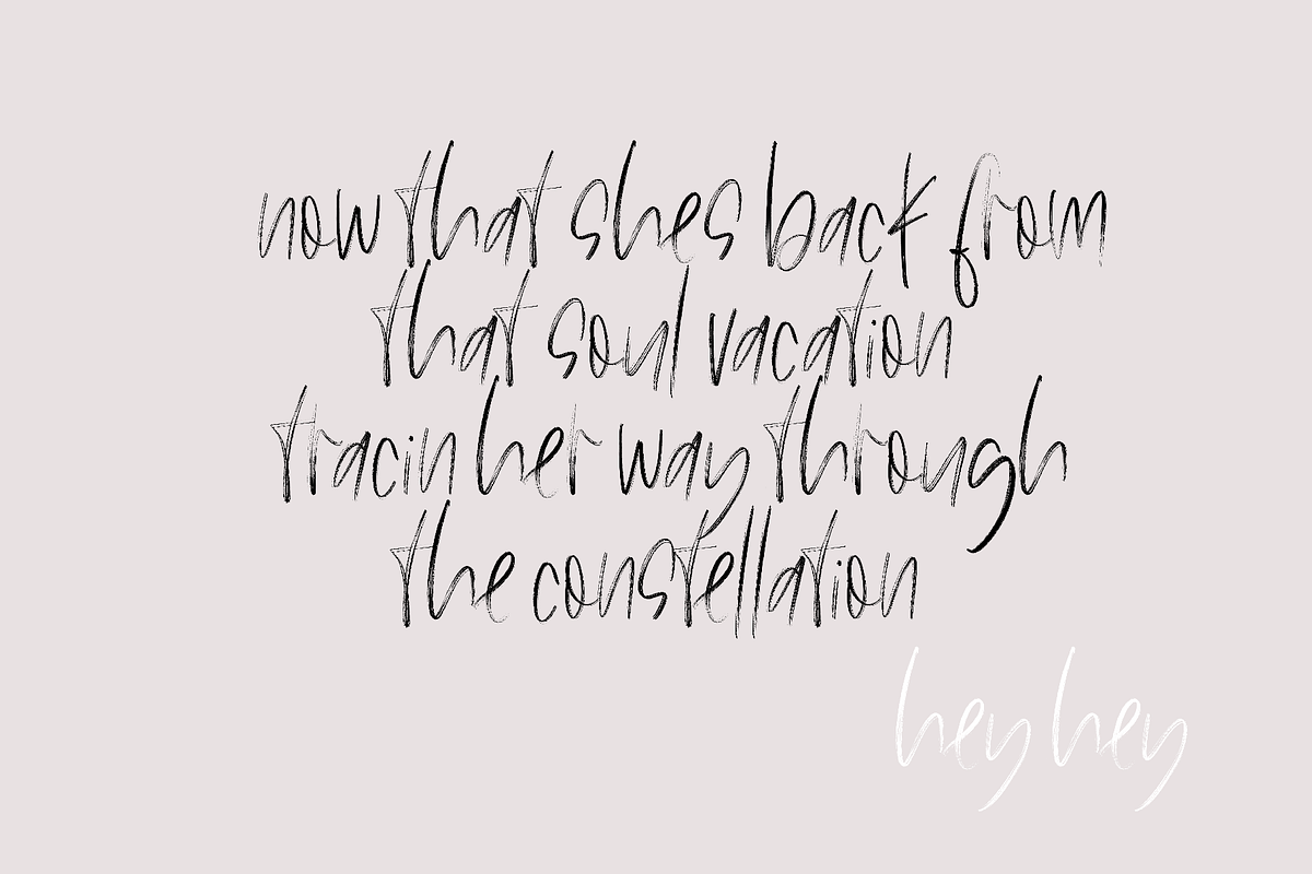 The Shaker - SVG & OTF Brush Font preview 3