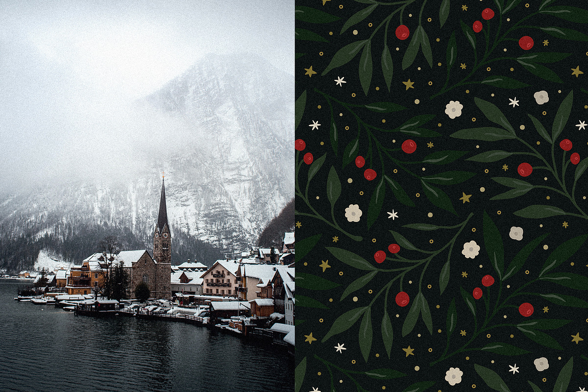 Christmas Seamless Patterns, a Pattern Graphic by Emilie Cliche (Photo 7 of 8)