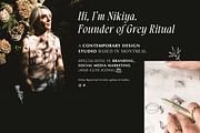 Coastal Instagram Canva Templates, a Social Media Template by Grey Ritual Studio (Thumbnail 11 of 11)