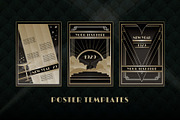 Complete Art Deco Graphics Bundle, a Texture Illustration by Wingsart Studio (Thumbnail 3 of 12)
