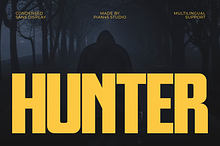 Hunter - Futuristic Sans Display