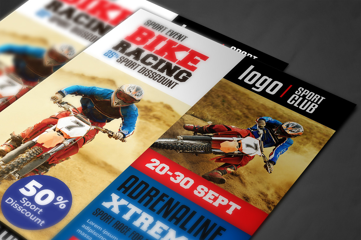 Sport Event Flyer / Poster Templates, a Flyer Template by AfzaalGraphics (Photo 4 of 4)