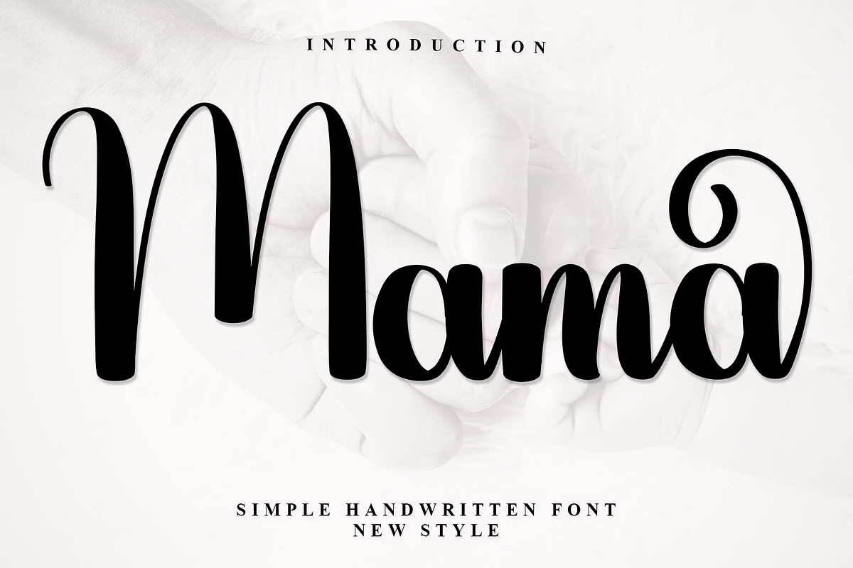 mama, a Handwritten Font by FreshTypeINK (Photo 1 of 7)