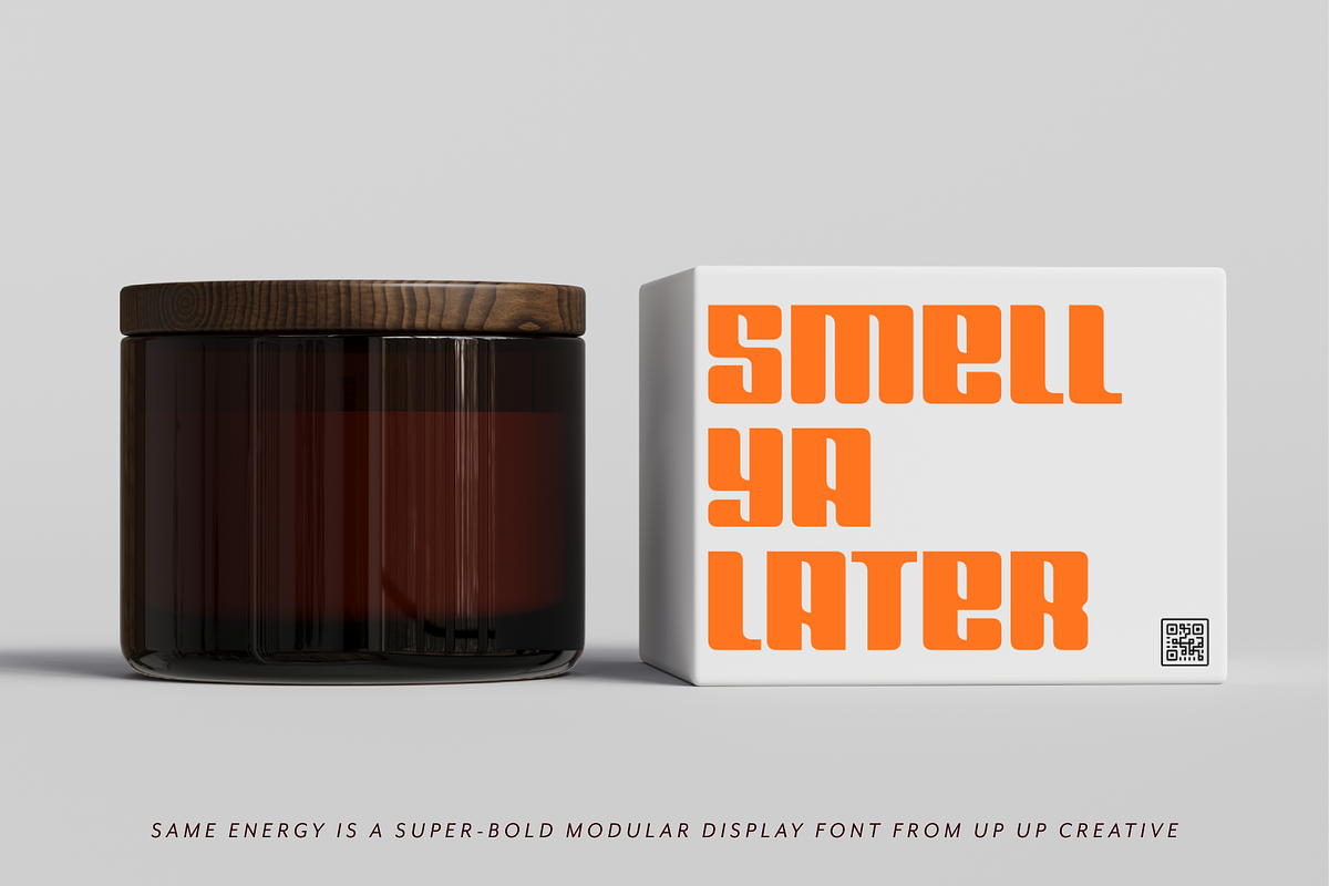 Same Energy, A Modular Sans Serif, a Sans Serif Font by Up Up Creative (Photo 14 of 15)