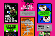 Black Pink Fashion E-Magazine, a Templates & Theme by graphicook (Thumbnail 3 of 5)