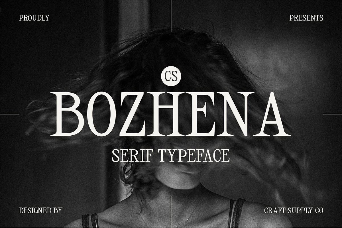 CS Bozhena – Contemporary Font, a Serif Font by Craft Supply Co. (Photo 1 of 8)