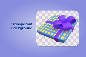 3D Gift Box Icon