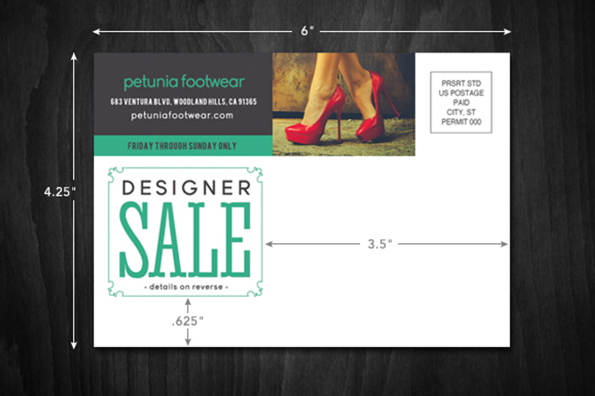 Direct Mail Postcard, a Card Template by END (Photo 4 of 4)