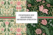 William Morris Patterns Floral, a Pattern Graphic by RachelStudio (Thumbnail 3 of 10)