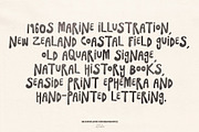 SeaFlower | Hand Drawn Surf Font, a Handwritten Font by Madeline ODonoghue Design (Thumbnail 4 of 12)