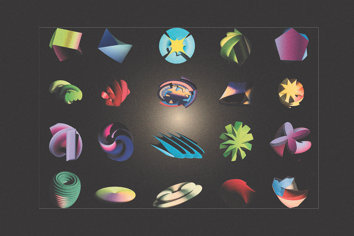 Unusual 3D Shapes, an Object Graphic by Kapoor Design Empire (Photo 3 of 3)