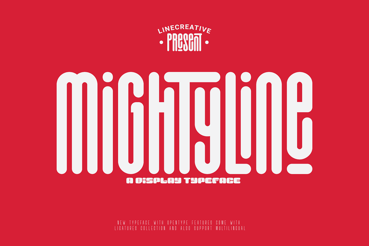 Mightyline - Ultra Condensed Font, a Sans Serif Font by Linecreative (Photo 11 of 11)