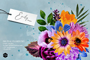 Isolated real flowers clipart set, an Object Graphic by The Graphic Parade (Thumbnail 1 of 14)
