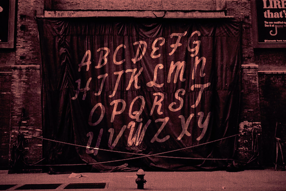 Think Happy Custom Font preview 4