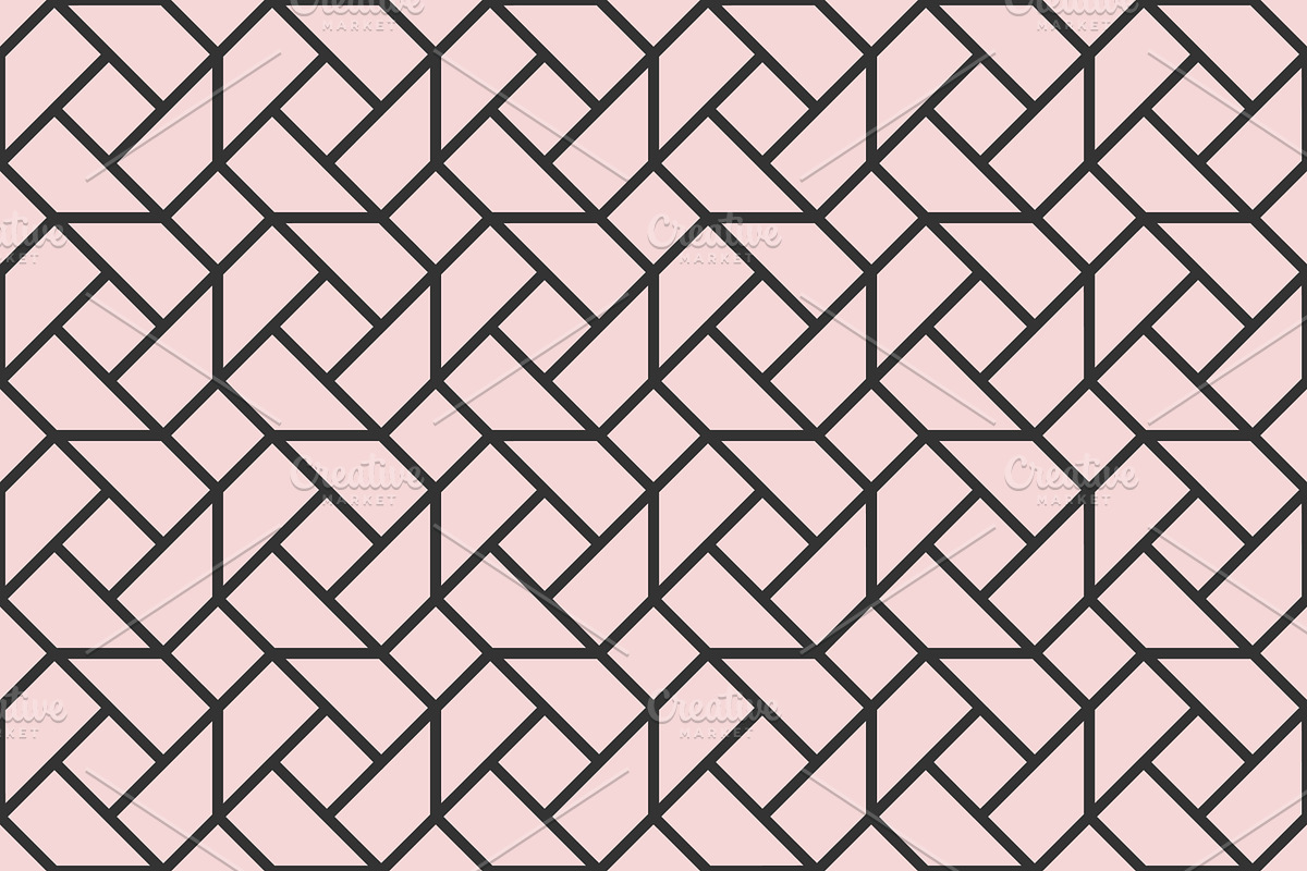 Seamless line pattern vectors, a Pattern Graphic by Neopat (Photo 5 of 9)