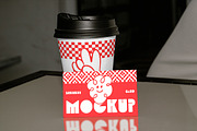 Business Card & Coffee Cup Mockup, a Mockup by Simetrica Labs (Thumbnail 4 of 6)