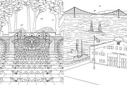 San Francisco - Hand Drawn Line Art, an Illustration by Franzi draws (Thumbnail 6 of 6)