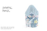 Swaddle Wrap Blankets Minky & Muslin, a Mockup by mock-ups (Thumbnail 22 of 31)