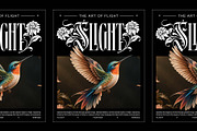 Flora Branch Typeface, a Blackletter Font by alit design (Thumbnail 4 of 20)