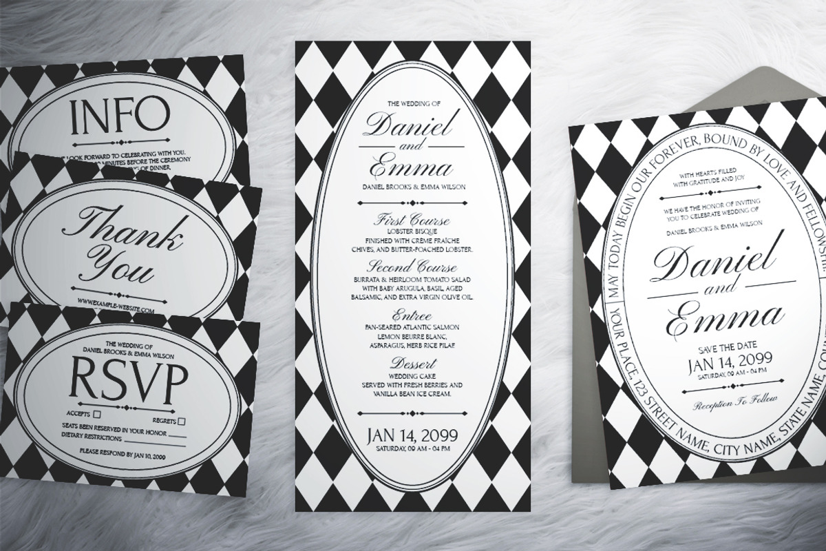 Vintage Wedding Invitation Suite, an Invitation Template by The Good Store (Photo 4 of 4)