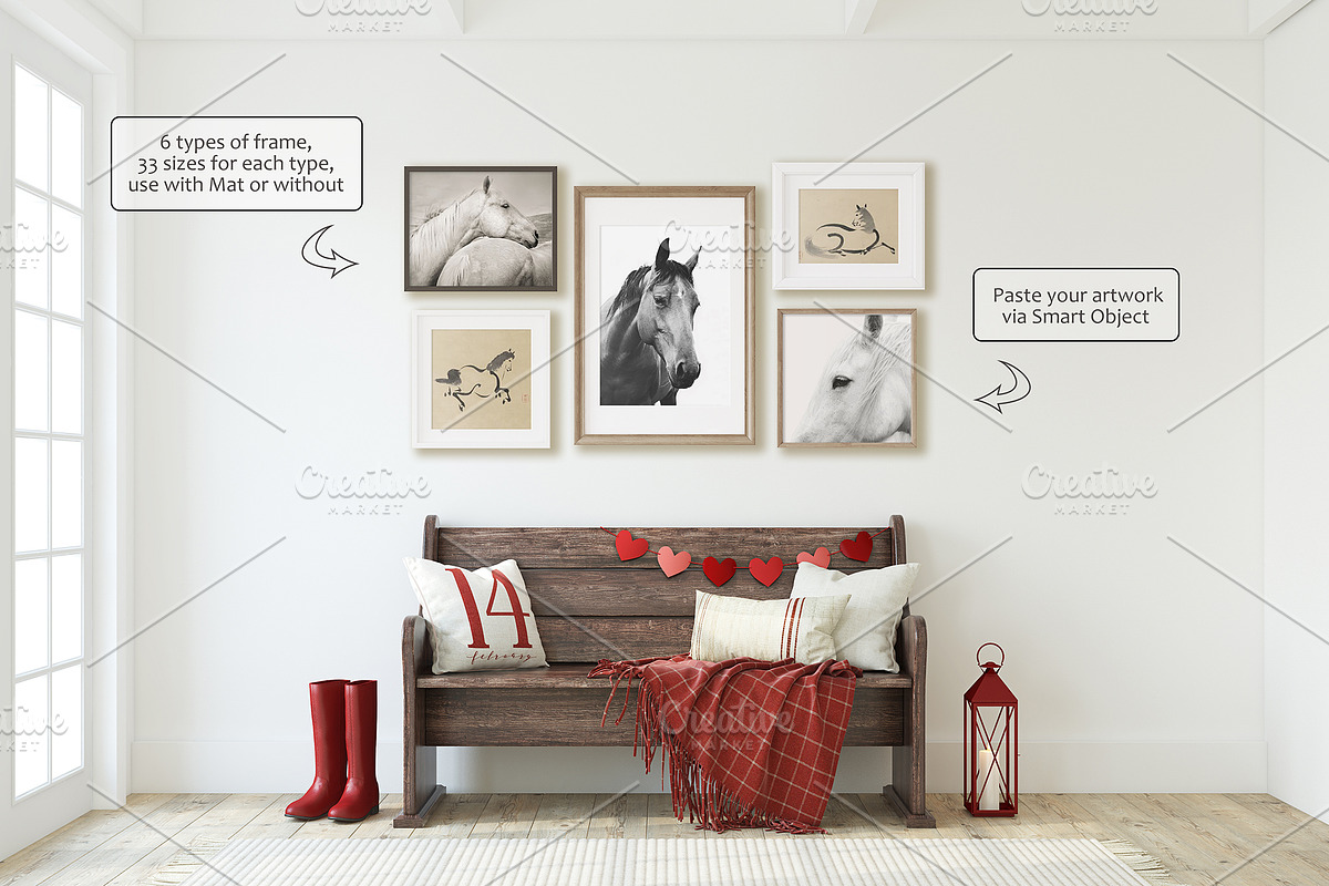 SEASONS Frame Mockups, a Print Template by MyHomeMockups (Photo 6 of 11)