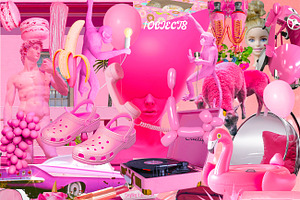 PINK DREAM LAND - Collage Pack