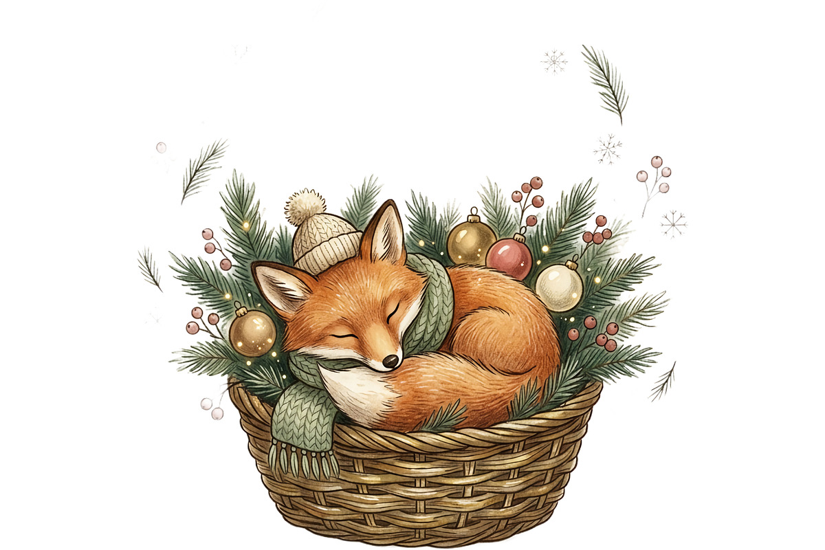 Cozy Winter Animals Clipart Bundle, an Animal Illustration by T-shirt Pond (Photo 20 of 26)