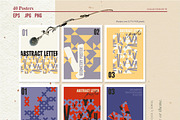 Patterns of letters, numbers, a Pattern Graphic by Collection by VY (Thumbnail 11 of 14)