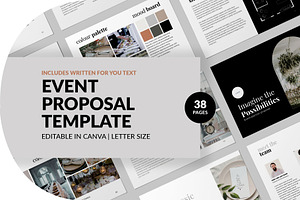 Event And Wedding Planner Template