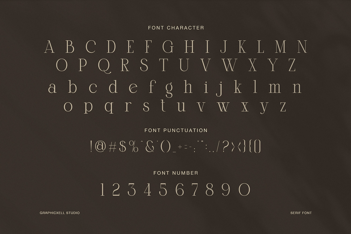Gislen Elegant Serif Font, a Serif Font by Graphicxell (Photo 7 of 8)