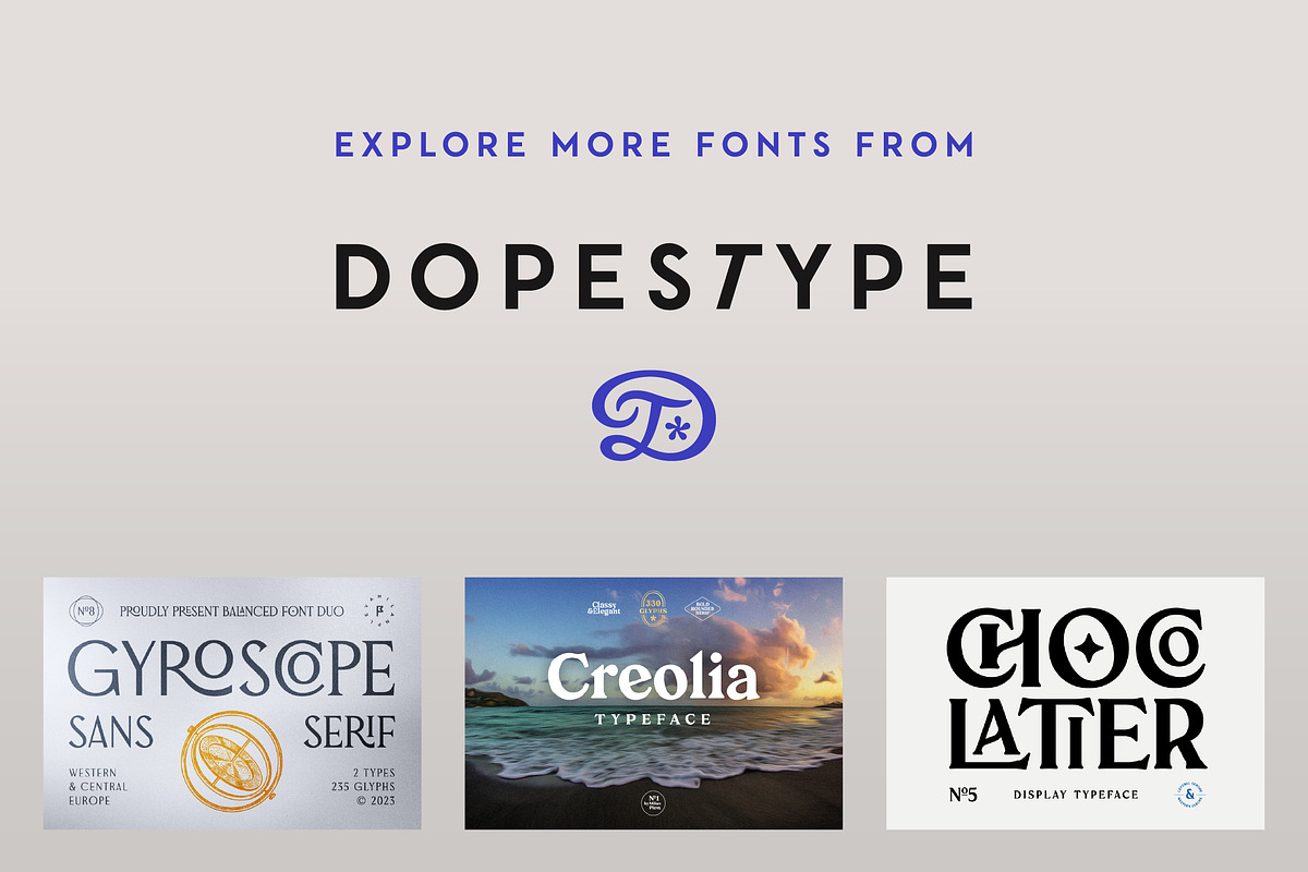 Paradisian Serif, a Serif Font by Dopestype (Photo 12 of 12)