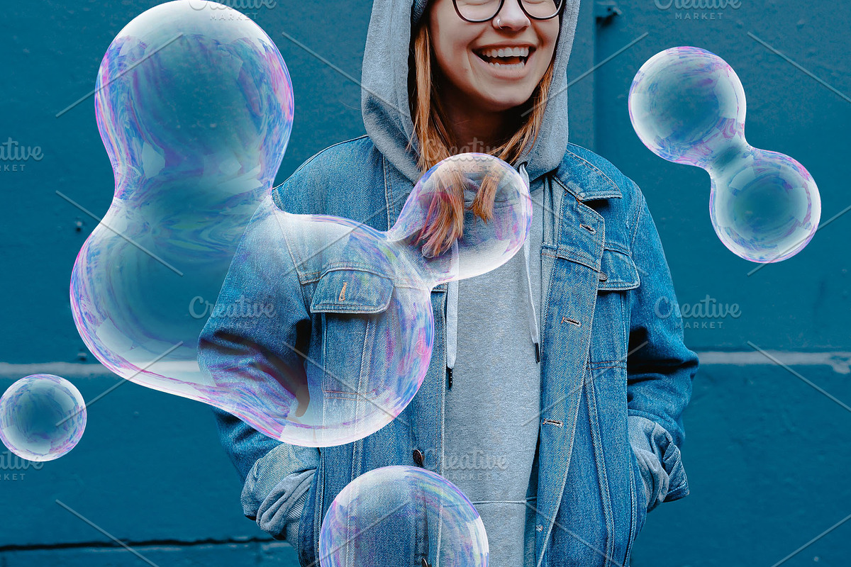 Abstract 3D Bubbles Collection, a Graphic by MayaNavits (Photo 4 of 13)