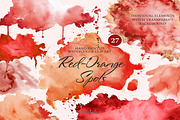Red-orange spots, a Texture Illustration by Siriliadka Dreams (Thumbnail 1 of 5)
