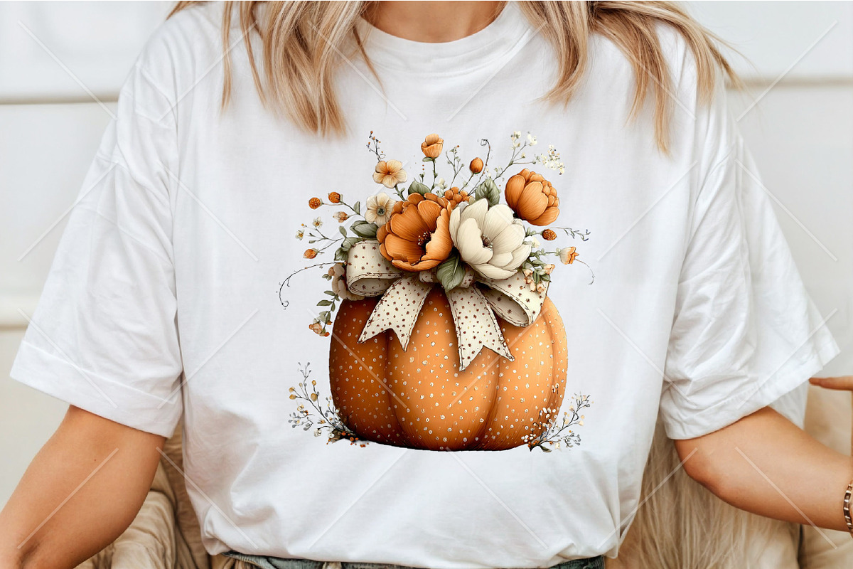 Whimsical Orange Cream Pumpkin PNG, a Seasonal Illustration by Canvas Craft (Photo 6 of 10)