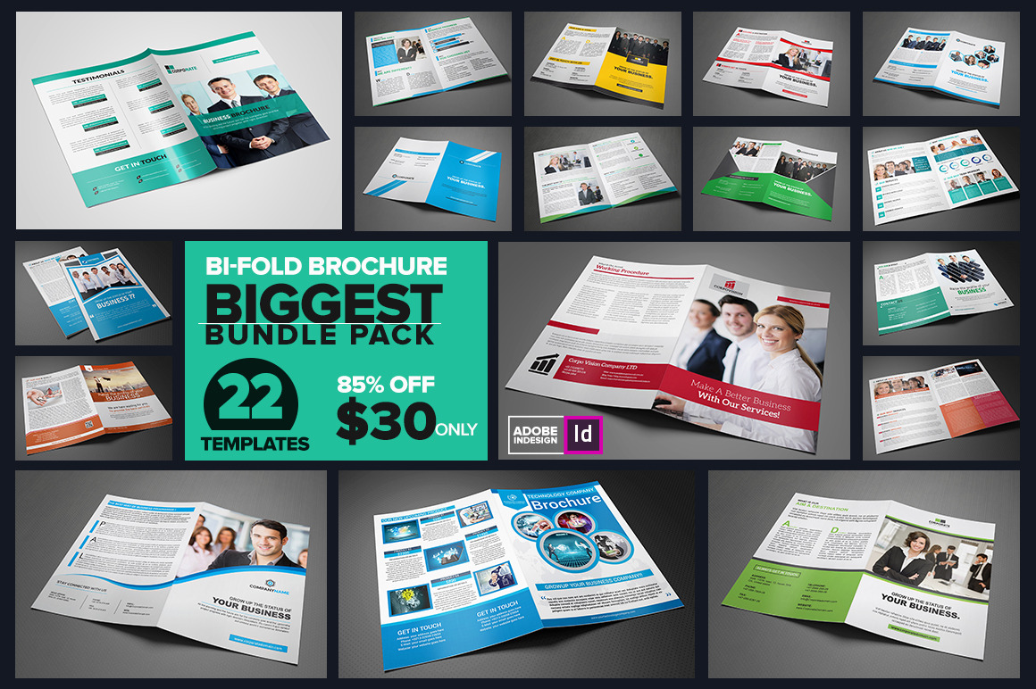 Bi-fold Brochure Biggest Bundle 