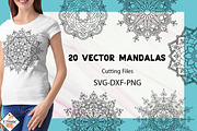 20 Mandala Vector Designs | SVG, an Illustration by Karen J (Thumbnail 1 of 10)