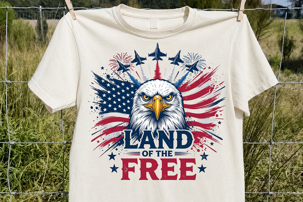 Land of the Free, 4th of July PNG, a Seasonal Illustration by Rose Art (Photo 2 of 7)