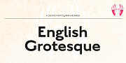 English Grotesque, a Sans Serif Font by Device (Thumbnail 2 of 7)