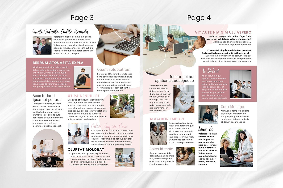 Businesswoman Canva Newsletter, an Email Template by PixelCraft (Photo 8 of 15)