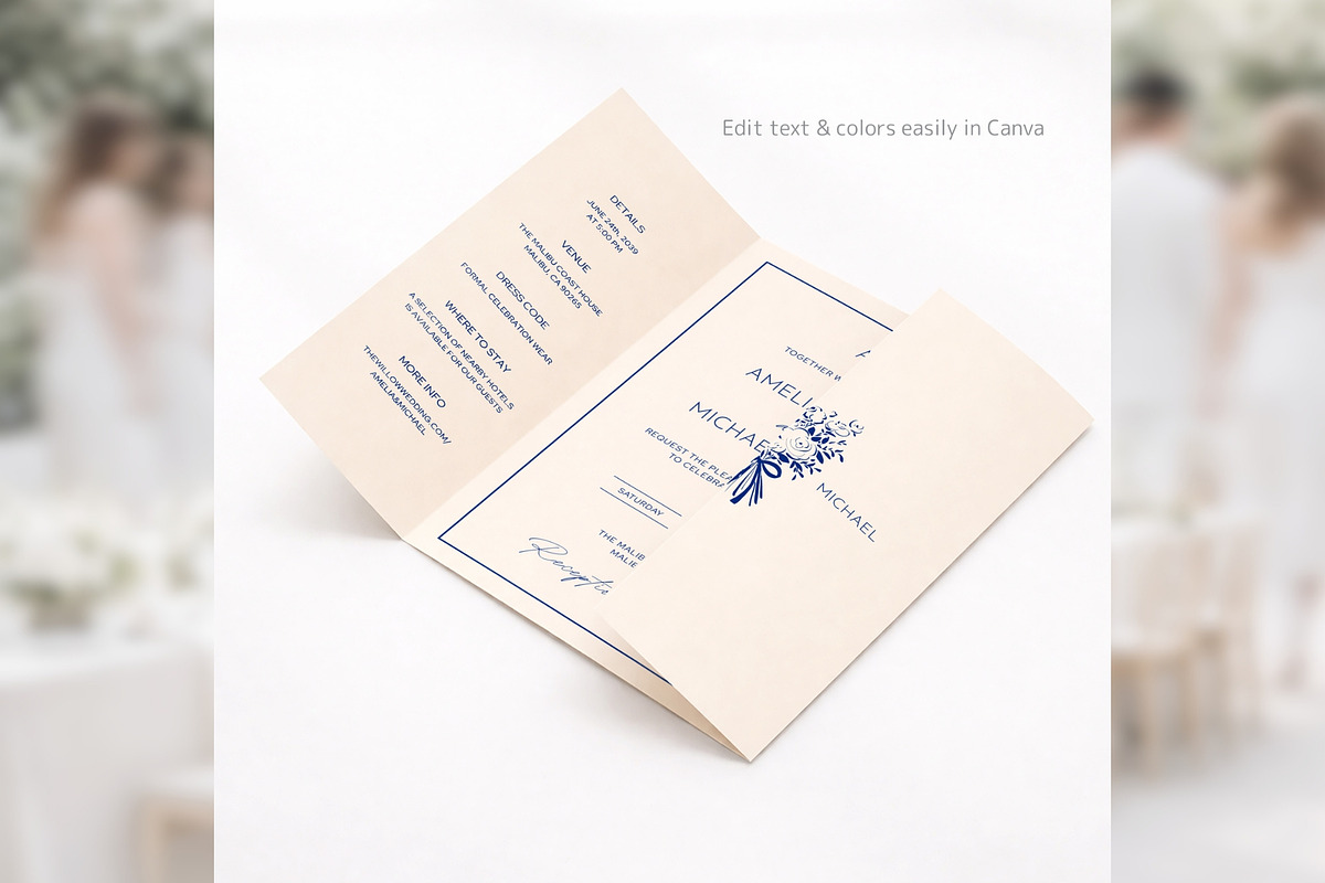 Modern Elegant Gatefold Canva bd009, an Invitation Template by TyphoonStudio (Photo 6 of 10)